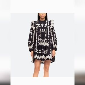 Sea NY Helena tunic dress size small S patchwork